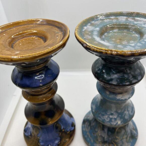 ROSENTHAL NETTER Inspired CERAMIC CANDLE HOLDERS Vintage - Picture 2 of 4